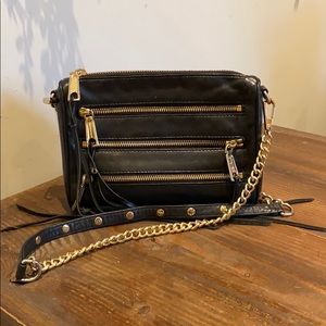 Rebecca minkoff 5 zip mini purse